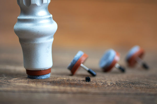 Best way to keep discount chairs from scratching hardwood floors